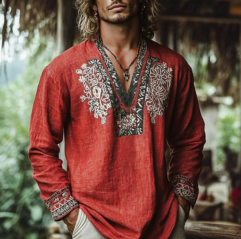 Levi | Camisa bordada de verano