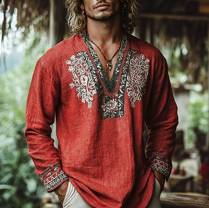 Levi | Camisa bordada de verano