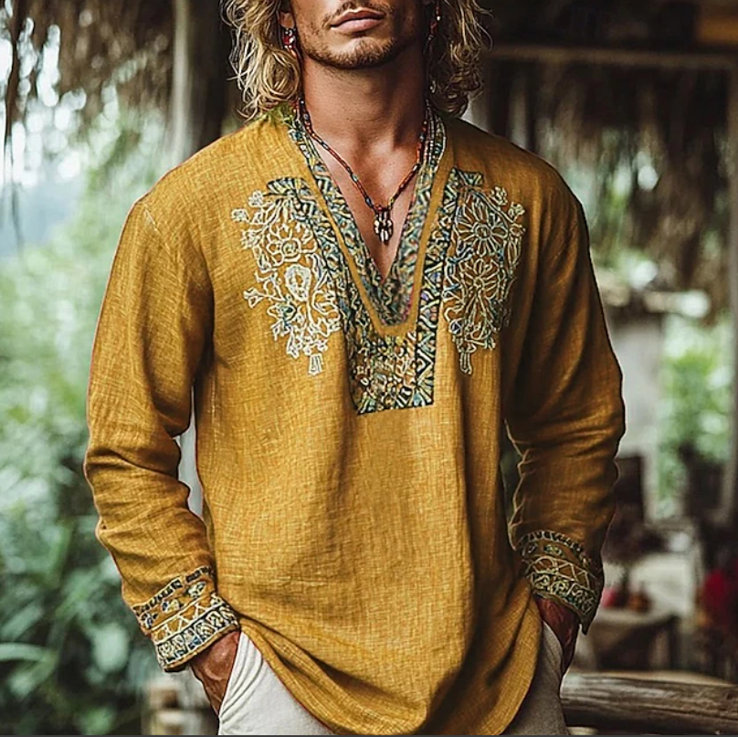 Levi | Camisa bordada de verano