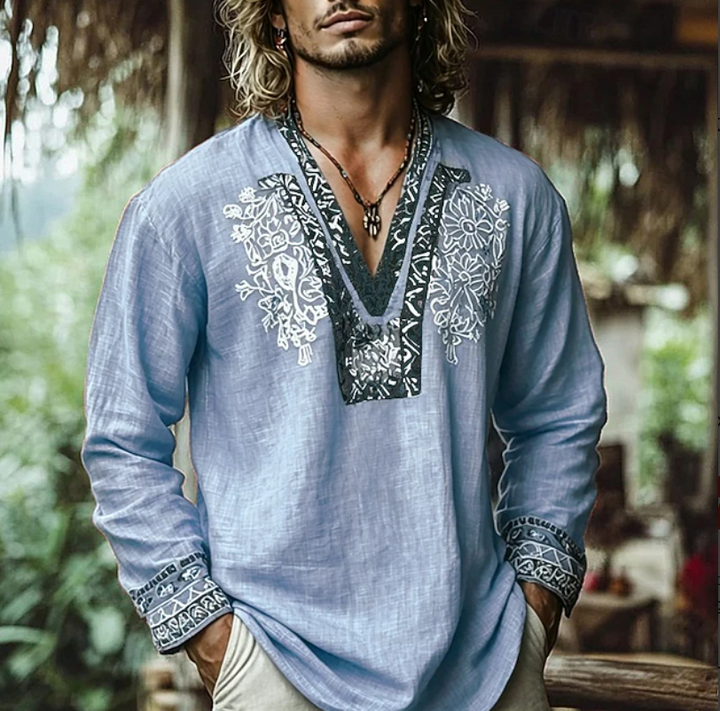 Levi | Camisa bordada de verano