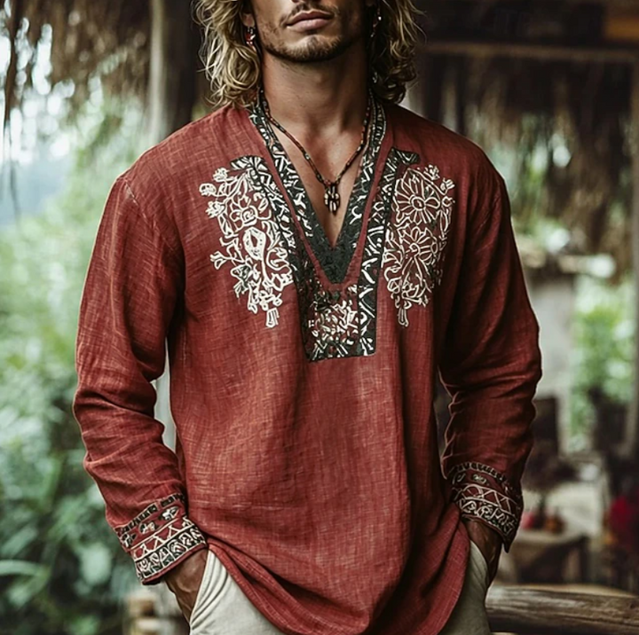 Levi | Camisa bordada de verano