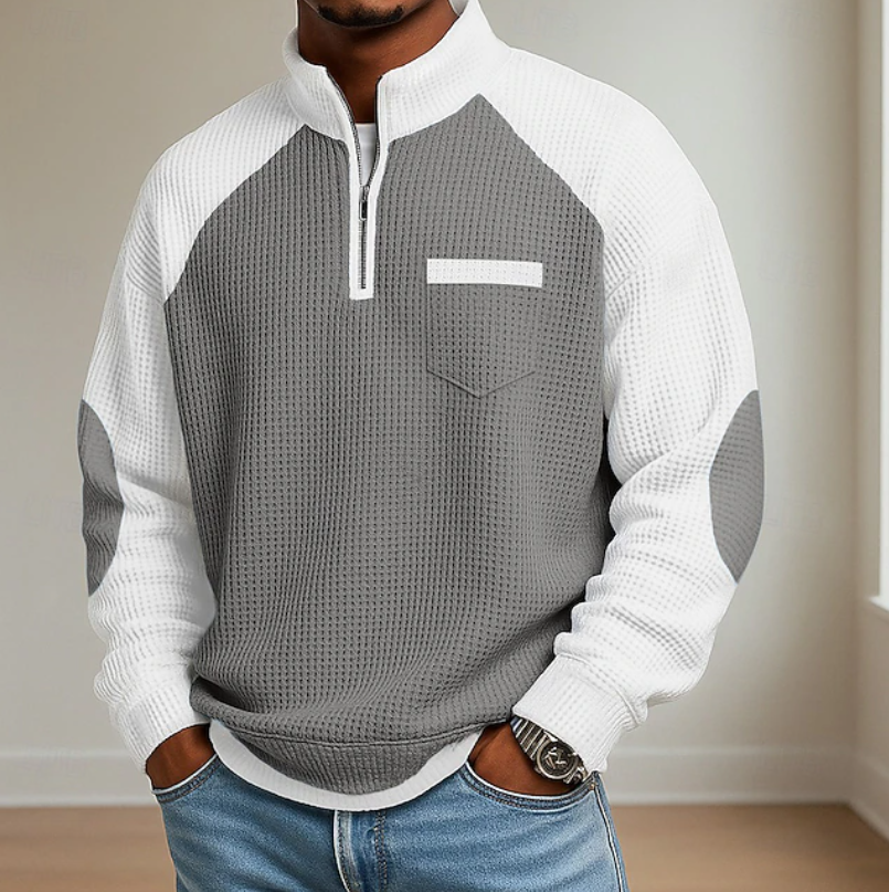 Calixto | Sweater con medio cierre