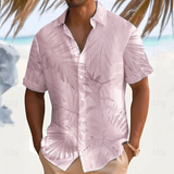 Saúl | Camisa manga corta con estampado tropical