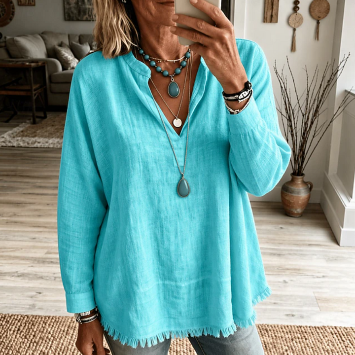 Irene | Blusa túnica de escote en V