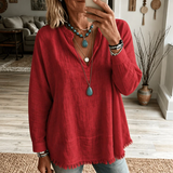 Irene | Blusa túnica de escote en V