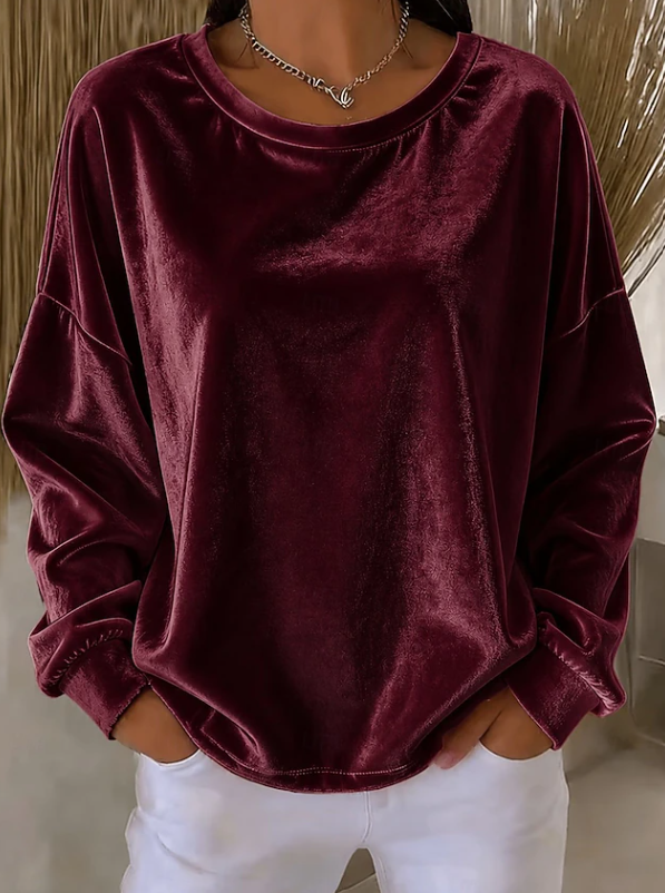 Tania | Blusa holgada de manga larga