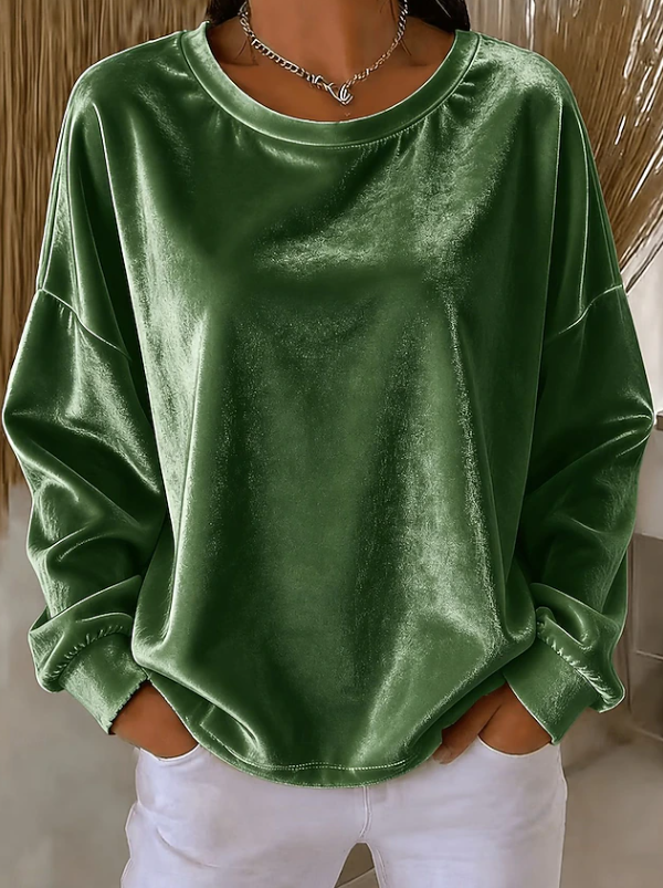 Tania | Blusa holgada de manga larga