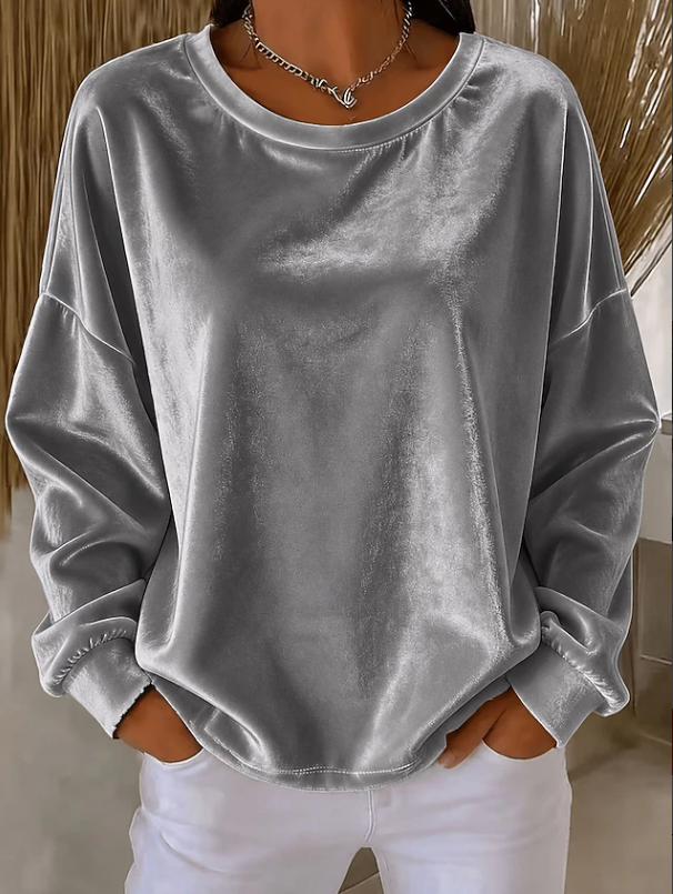 Tania | Blusa holgada de manga larga