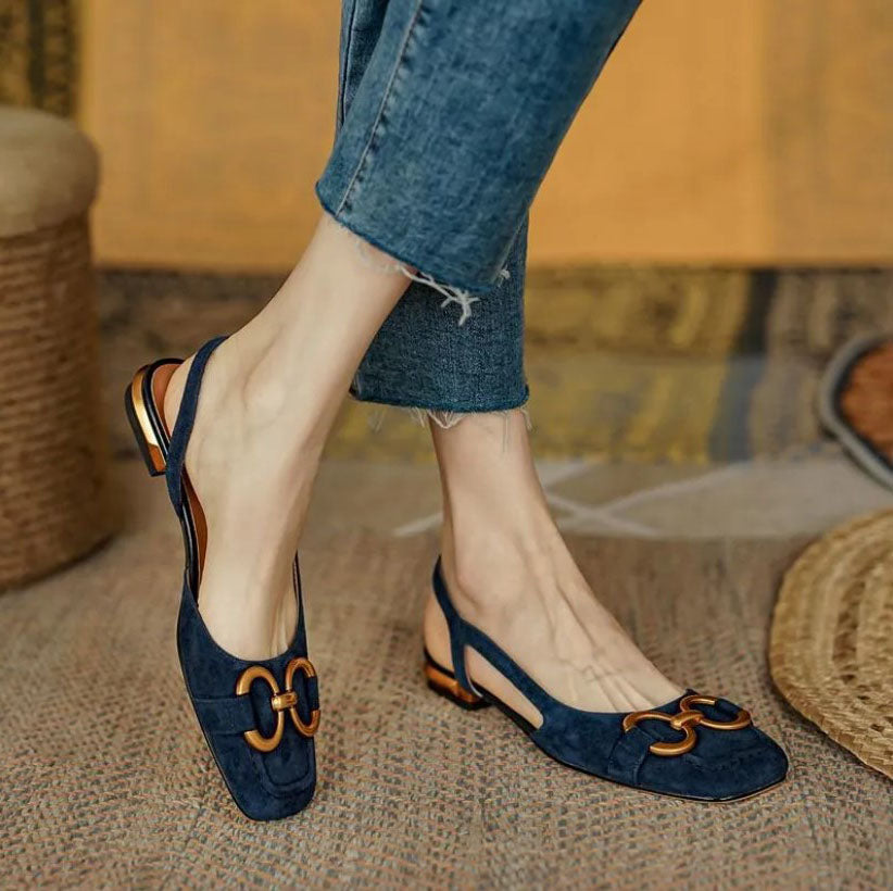 Denisse | Zapatos slingback de taco bajo