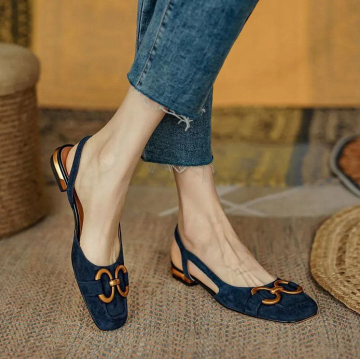 Denisse | Zapatos slingback de taco bajo