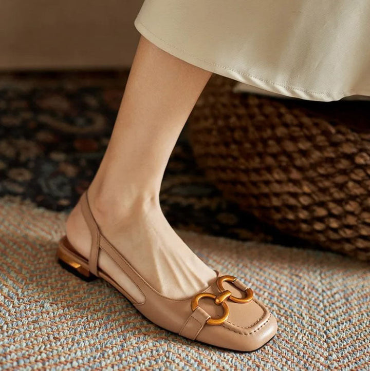 Denisse | Zapatos slingback de taco bajo