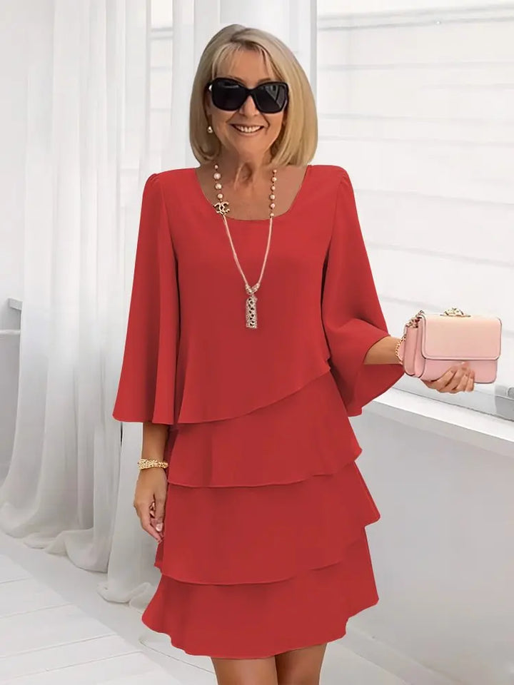 Karen | Vestido elegante de volantes