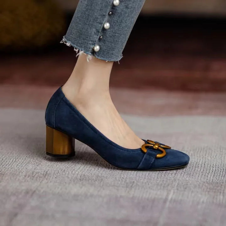Ashley | Zapatos de taco con hebilla