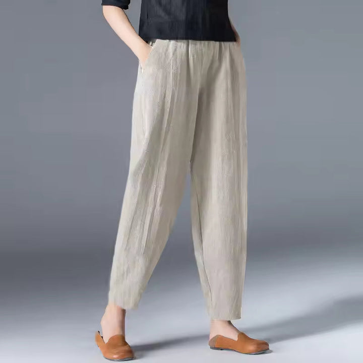 Luisa Fernanda | Pantalón de tiro cómodo con corte tapered