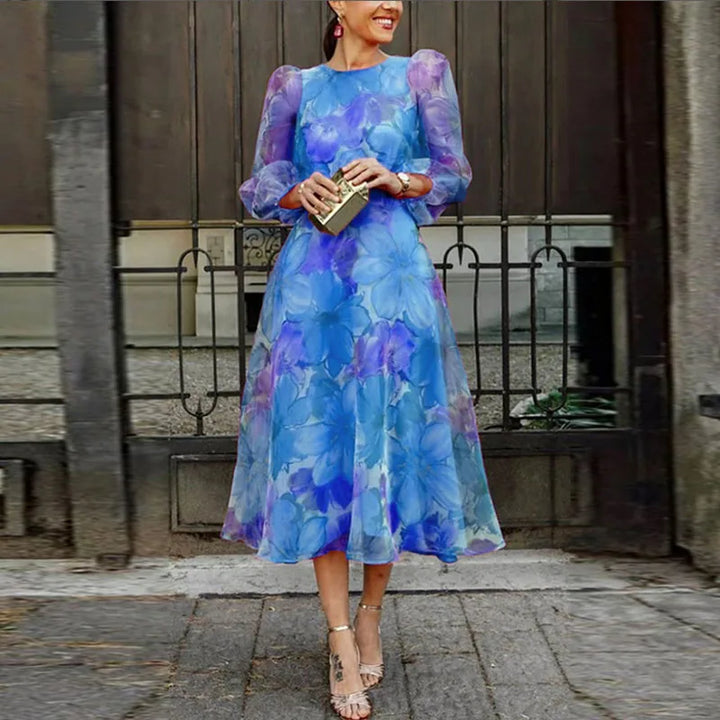 María Olga | Vestido midi floral
