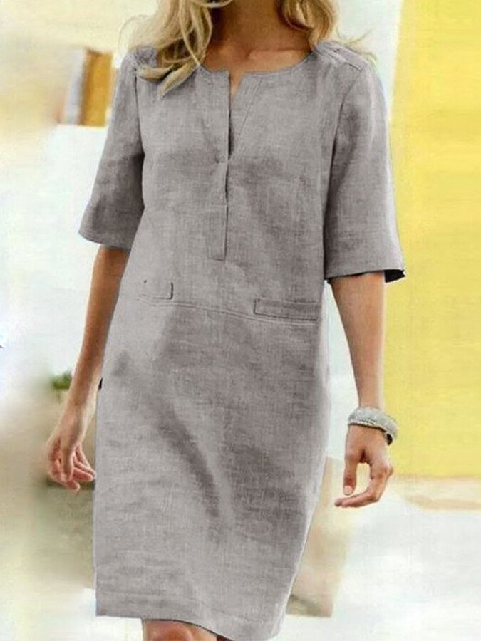 Gabriela Paz | Vestido recto elegante