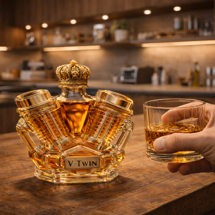 Faustino | Botella de whisky diseño v-Twin