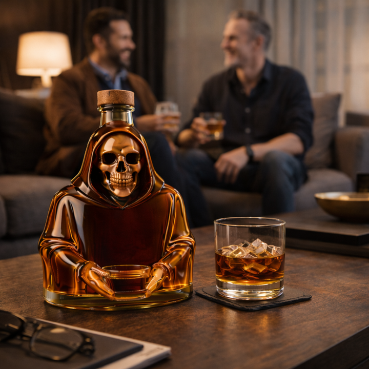 Bruno | Botella de whisky encapuchada