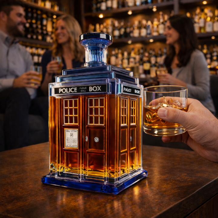 Lucía | Botella de whisky diseño arquitectónico