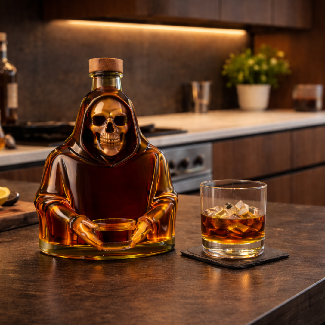 Bruno | Botella de whisky encapuchada