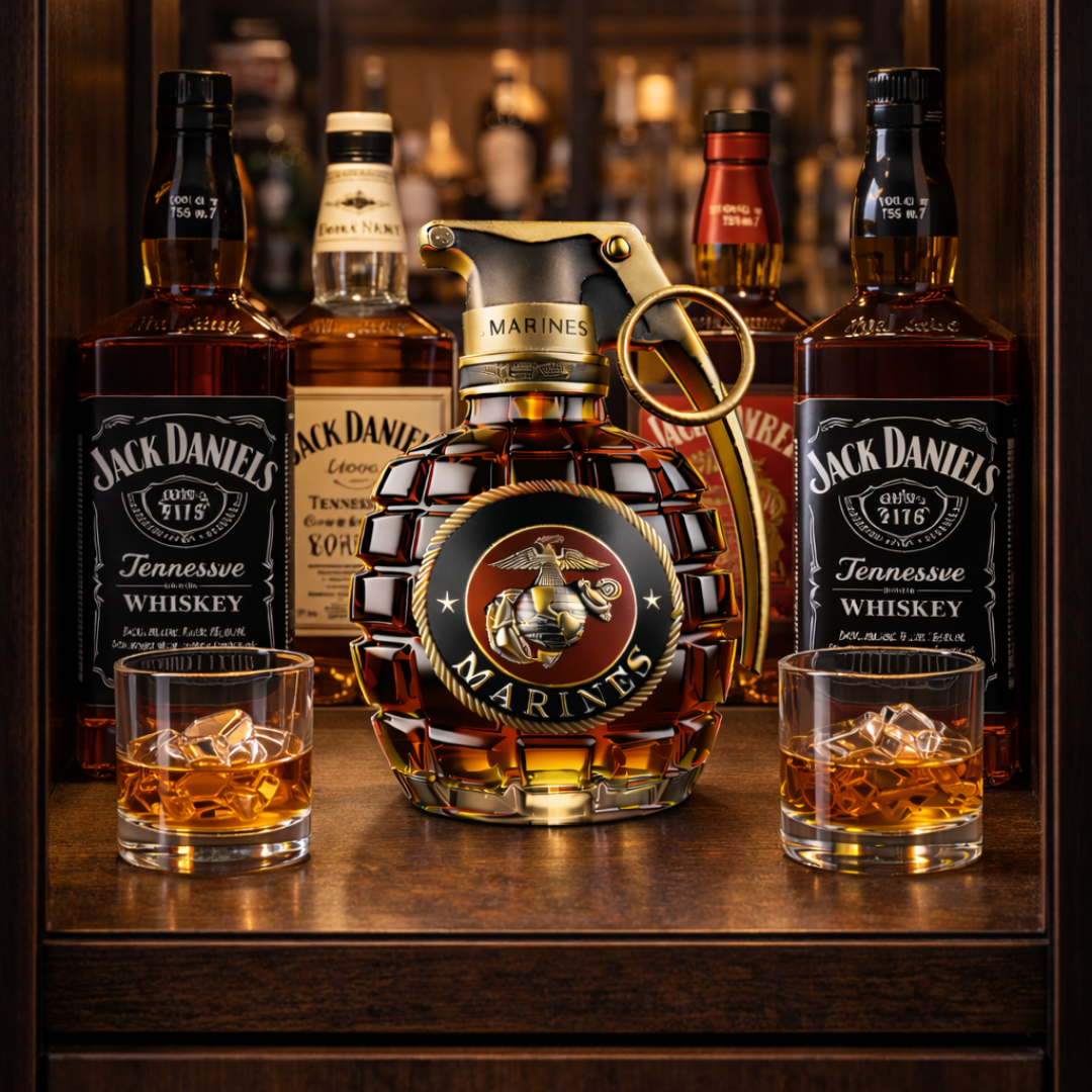 Edgardo | Botella de whisky esculpida