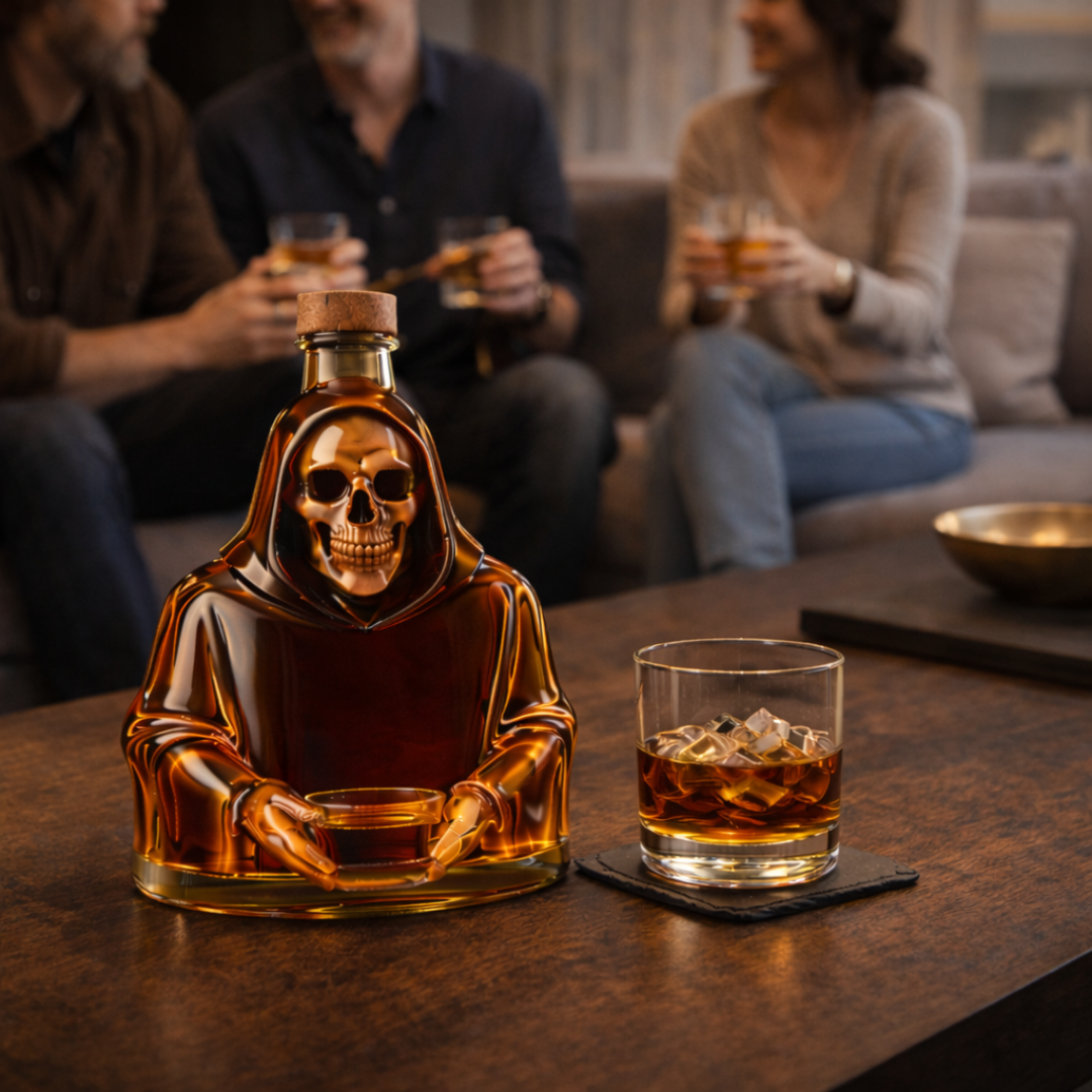 Bruno | Botella de whisky encapuchada
