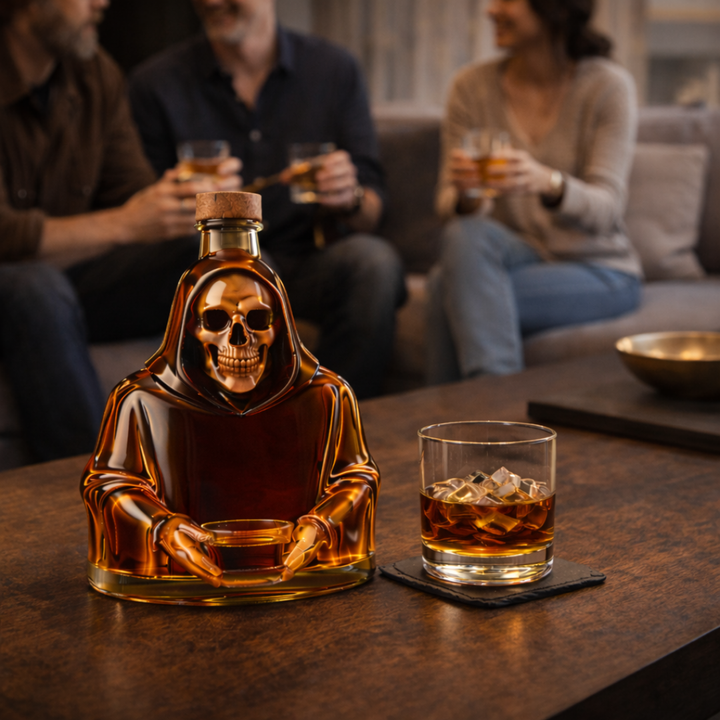 Bruno | Botella de whisky encapuchada
