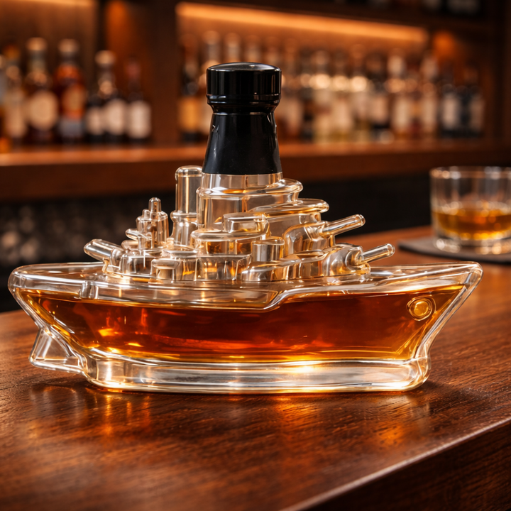 Derek | Botella de whisky diseño barco
