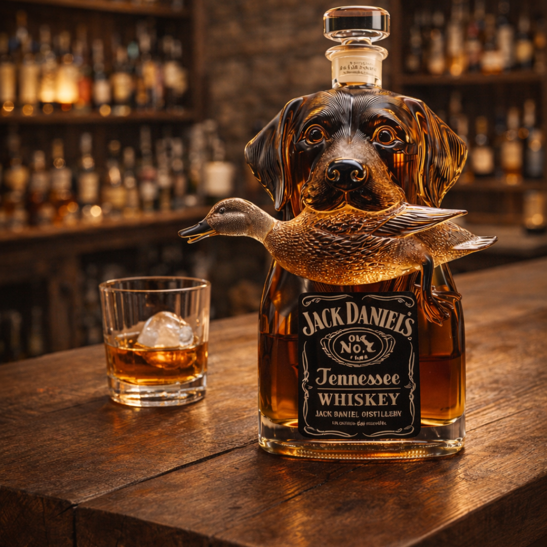 Donaldo | Botella de whisky esculpida