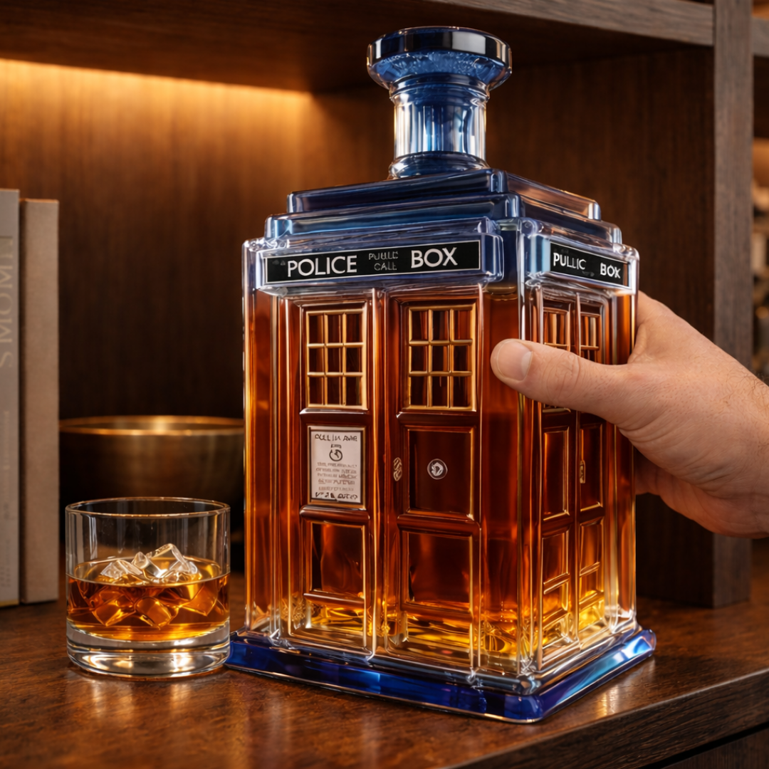 Lucía | Botella de whisky diseño arquitectónico