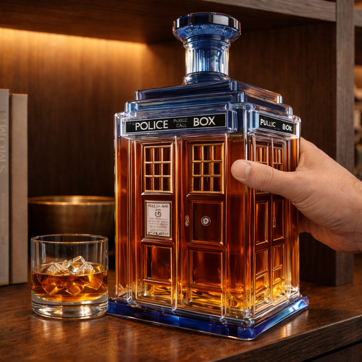 Lucía | Botella de whisky diseño arquitectónico