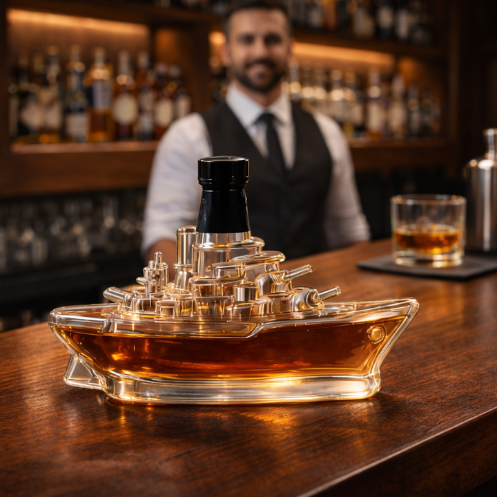 Derek | Botella de whisky diseño barco