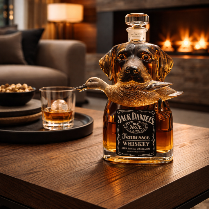 Donaldo | Botella de whisky esculpida