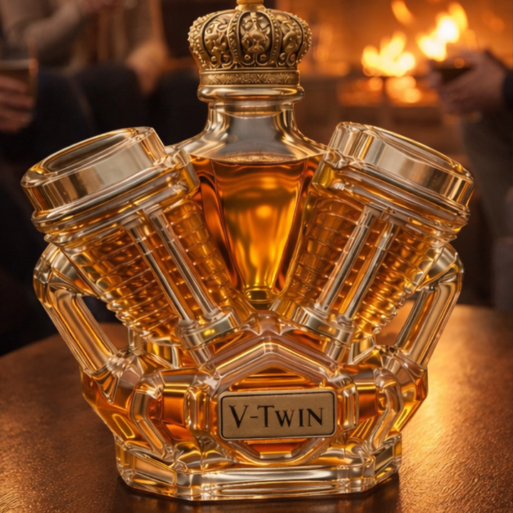Faustino | Botella de whisky diseño v-Twin