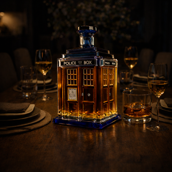 Lucía | Botella de whisky diseño arquitectónico