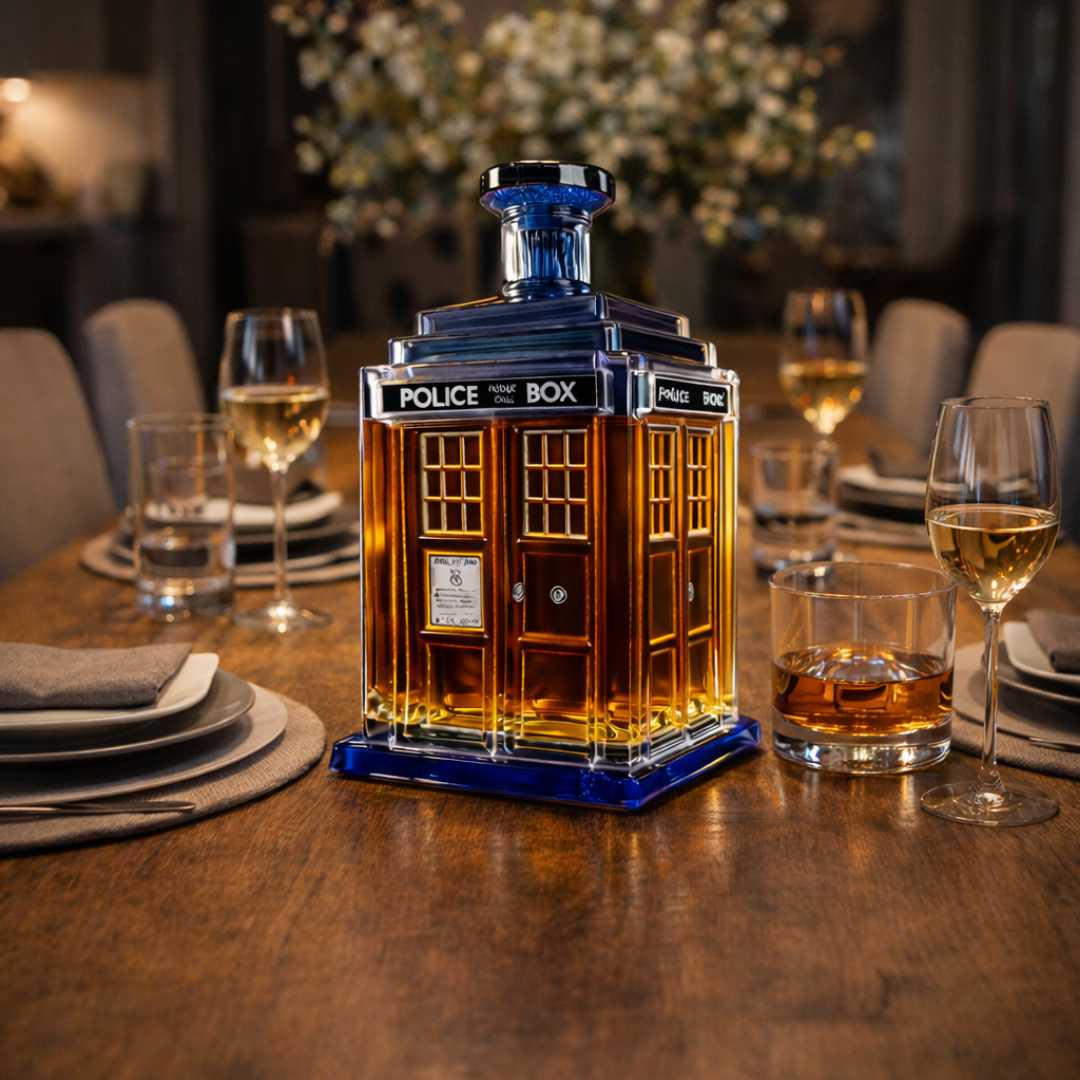 Lucía | Botella de whisky diseño arquitectónico