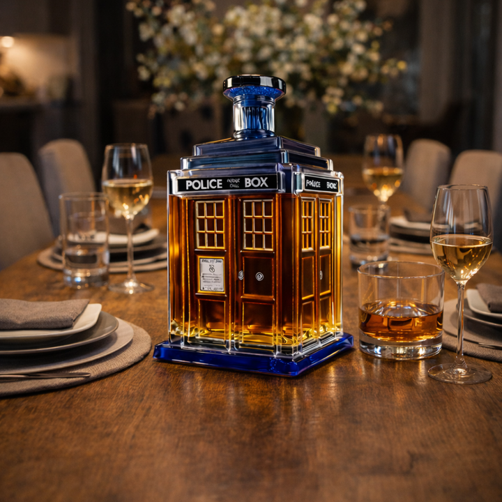 Lucía | Botella de whisky diseño arquitectónico