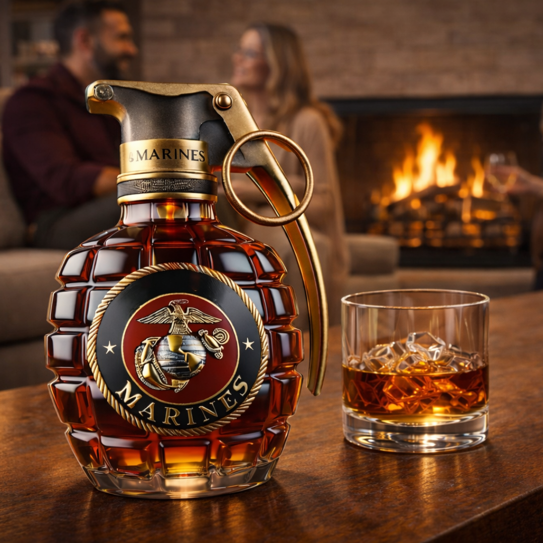 Edgardo | Botella de whisky esculpida