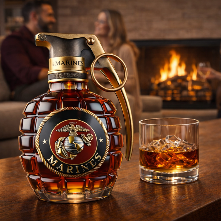 Edgardo | Botella de whisky esculpida