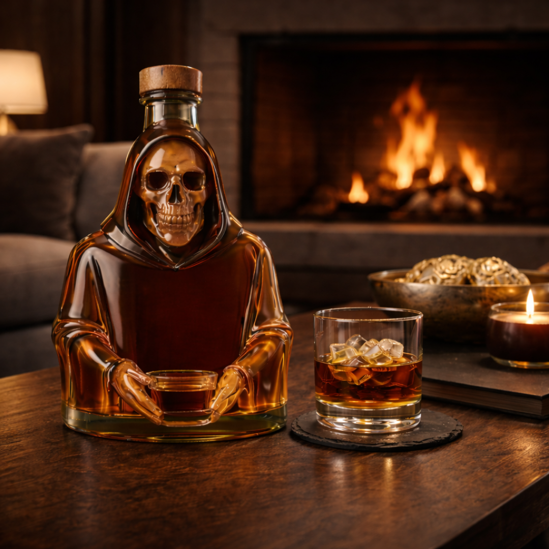 Bruno | Botella de whisky encapuchada