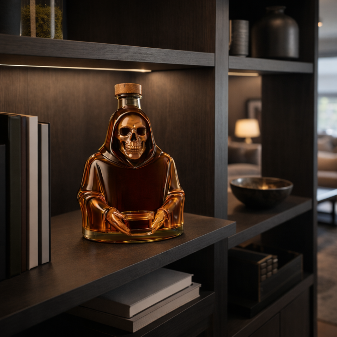 Bruno | Botella de whisky encapuchada