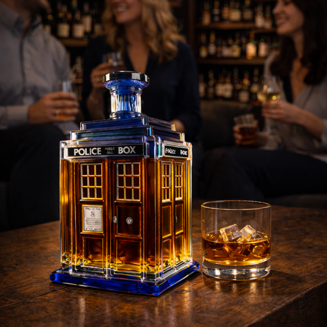 Lucía | Botella de whisky diseño arquitectónico