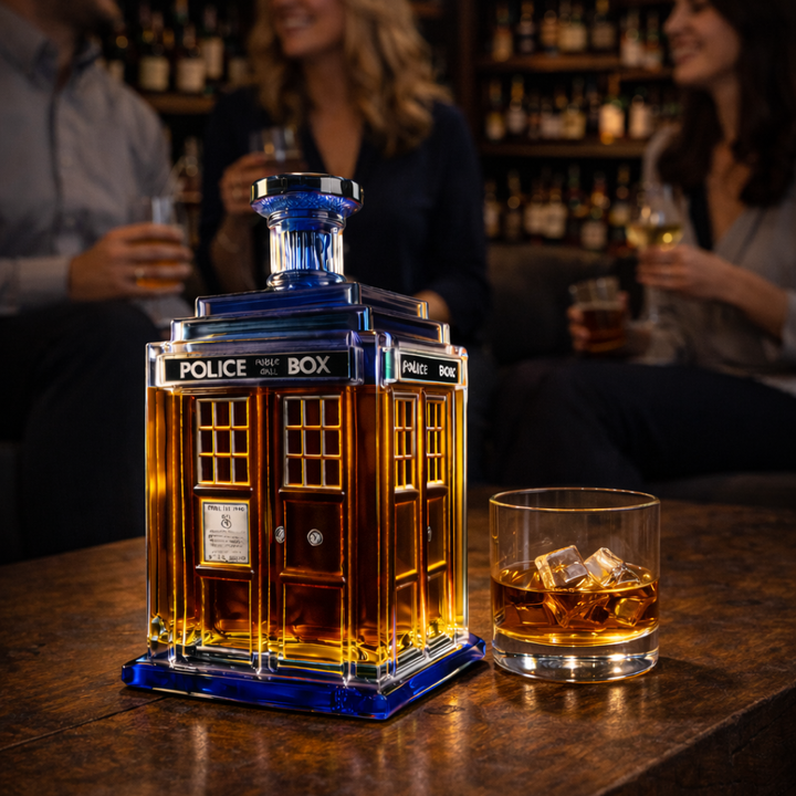 Lucía | Botella de whisky diseño arquitectónico
