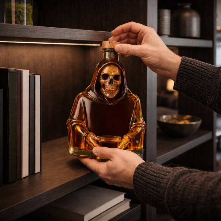 Bruno | Botella de whisky encapuchada