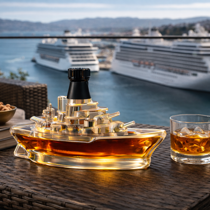 Derek | Botella de whisky diseño barco