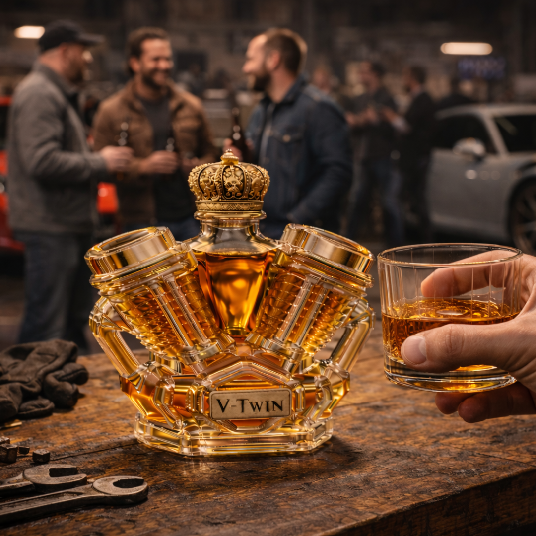 Faustino | Botella de whisky diseño v-Twin