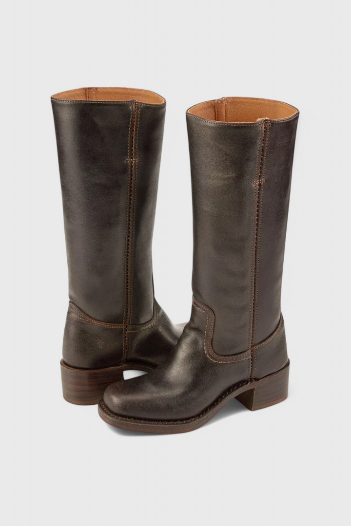 Delia | Botas caña alta con taco