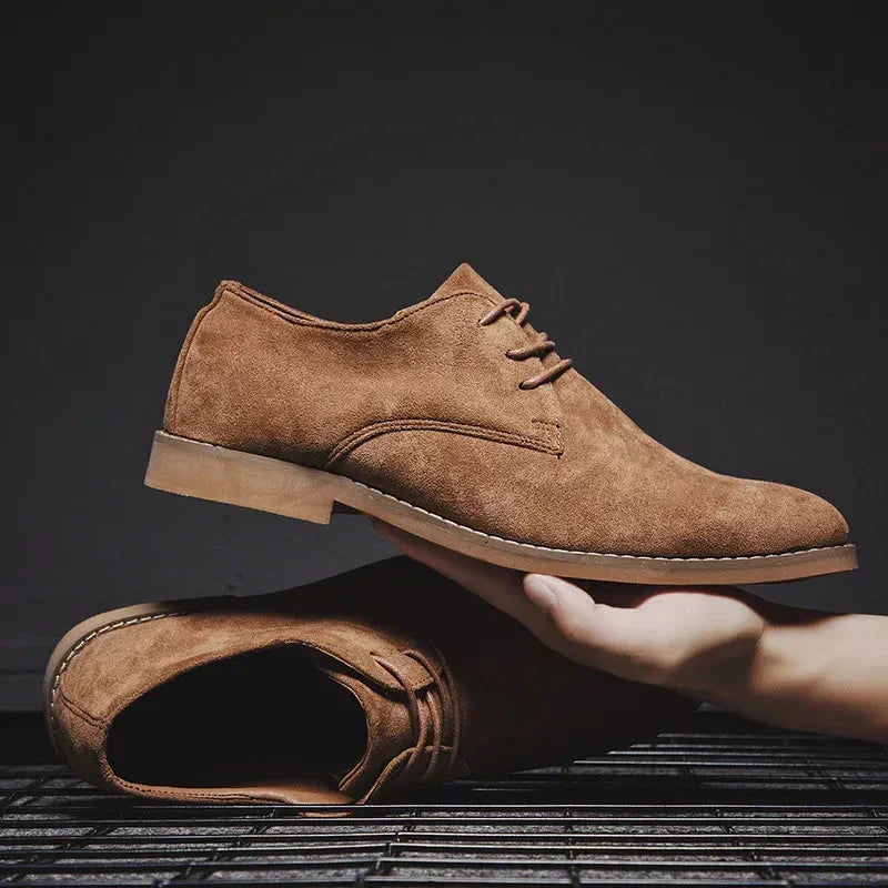 Segundo | Zapatos derby de gamuza con cordones