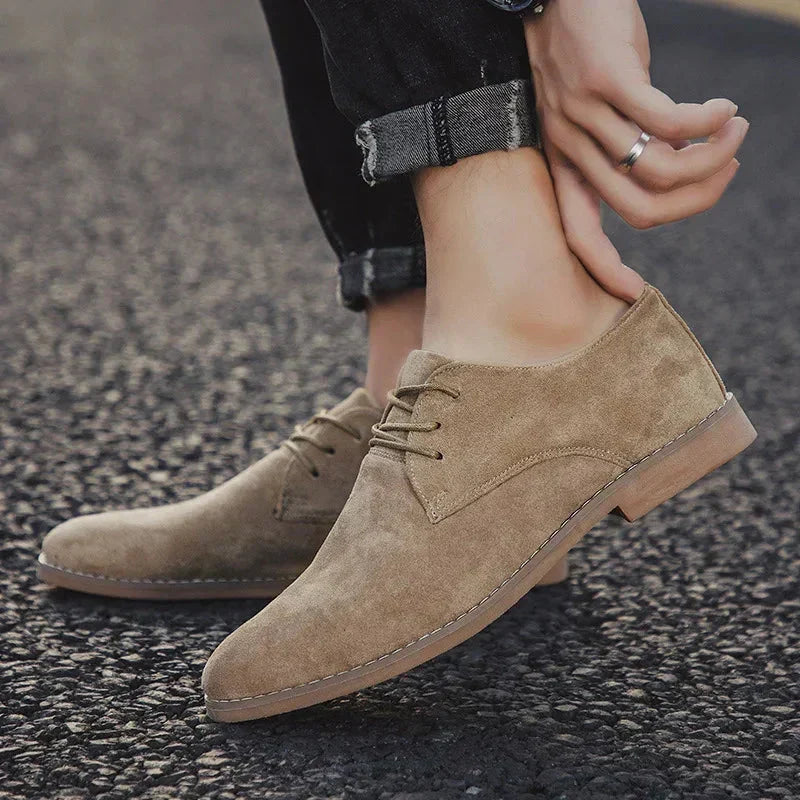 Segundo | Zapatos derby de gamuza con cordones