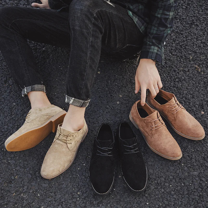 Segundo | Zapatos derby de gamuza con cordones